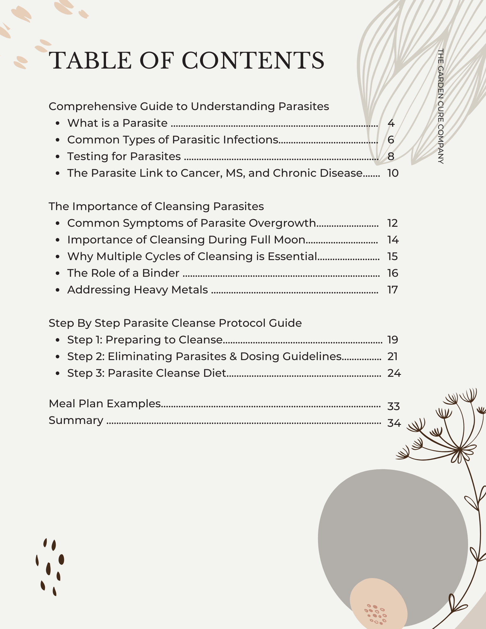 Parasite Detox Protocol Ebook